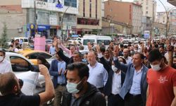 Konya'daki ırkçı katliam Yüksekova'da yürüyüşle protesto edildi