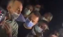 Yangın bölgesini gezen Bakan Çavuşoğlu'na yurttaşlardan tepki