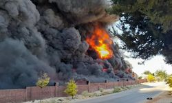 Gaziantep'te hurda deposunda yangın