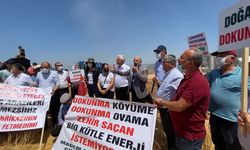 Kahramanmaraş'ta biyokütle enerji santraline karşı eylem
