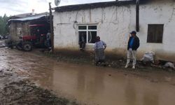 Bayburt'ta sel: Ev ve ahırları su bastı, 11 hayvan öldü