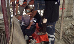 İskeleden düşen inşaat işçisi yaralandı