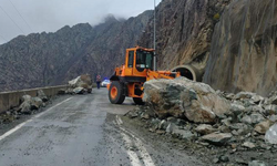 Artvin-Erzurum yolu heyelan nedeniyle trafiğe kapandı