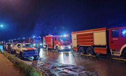 Azerbaycan'dan gelen itfaiye ekipleri yangın bölgelerine doğru yola çıktı