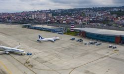 Trabzon Havalimanı pistindeki çatlak nedeniyle uçuşlar iptal edildi