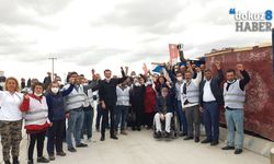 HDP'li vekillerden 116 gündür grevde olan Bel Karper işçilerine destek ziyareti