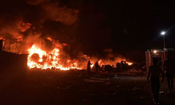 Konya'da plastik fabrikasında yangın çıktı