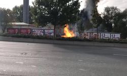 Ankara MTA yerleşkesinde doğal gaz vanasında patlama meydana geldi