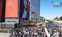 Kaftancıoğlu kararına karşı yüzlerce kişi CHP İstanbul İl Başkanlığı önünde