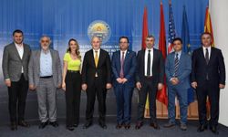 Rektör Ünal, Balkan gezisine Kuzey Makedonya’da devam ediyor
