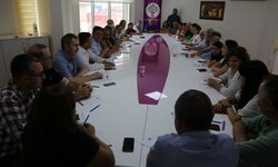 HDP MYK üyeleri, görev dağılımı yapmak üzere genel merkez binasında toplandı