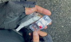 Adıyaman'da uyuşturucu kullanıcısını polis paniği yakalattı