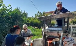 İzmir Selçuk'ta salça zamanı: Ezilenler domates olsun