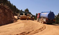 Köylüler istedi, Antalya Yayla Yolu asfaltlanıyor