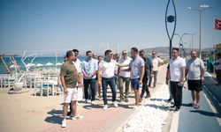Kuşadası Belediye Başkanı Ömer Günel, Sahil Siteleri'ni ziyaret etti