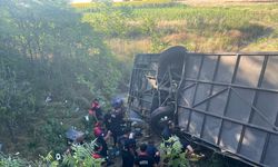 Kırklareli'nde otobüs şarampole uçtu: 6 ölü, 25 yaralı
