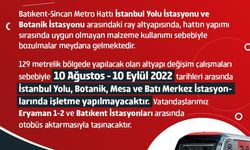 ABB uyardı: Ankara metrosu altyapı çalışması yarın başlıyor