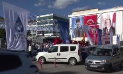 Babacan'ın Yozgat mitingi öncesi alana Erdoğan’ın fotoğrafı asıldı