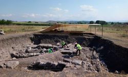 Bandırma'nın antik kenti Daskyleioan’da 2 bin 500 yıllık su hattı bulundu
