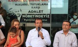 İmamoğlu 106 gündür devam eden “Gezi İçin Adalet Nöbeti”ne katıldı