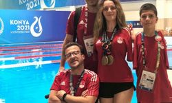 Eskişehir Büyükşehir'in yüzücüsü Konya'dan 3 altın madalyayla döndü