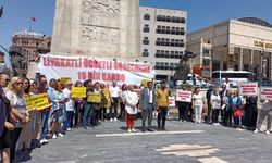 Ücretli öğretmenler Ankara Ulus Meydanı’ndan seslendi: Kadrolu çalışmak istiyoruz!