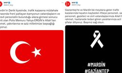 Mardin ve Gaziantep'te trafik kazalarında 35 kişi öldü: MHP önce sadece polis memuru için mesaj yayınladı