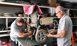 Ankara Büyükşehir'in ücretsiz tekerlekli sandalye bakım onarım hizmeti devam ediyor