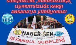 Haber-Sen üyeleri, PTT’deki sürgünlere karşı İstanbul ve Batman’dan Ankara’ya yürüyecek