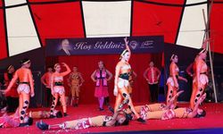 Kayseri'de Akrobasi Sirki yaz akşamlarına renk katıyor