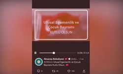Aksaray Belediyesi Cumhuriyet Bayramı'nı yanlış kutladı