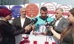 Elazığ Sağlık Sen Üniversite Şube Başkanı Aygüneş'ten hastane yönetimine protesto