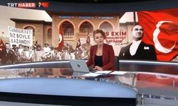 29 Ekim mesajı veren TRT spikeri ekrandan alındı