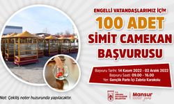 Ankara'da engelli vatandaşlara ekonomik destek: 100 simit camekanı dağıtılacak
