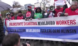 DİSK’ten işten çıkarılan Marlboro işçileri için İstanbul’da eylem