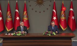 Erdoğan, Karadağ Cumhurbaşkanı Cukanoviç ile ortak basın toplantısı düzenledi
