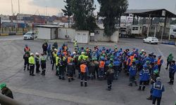 Mersin Limanı taşeron firma işçileri, iş bıraktı
