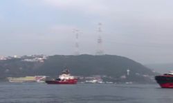 İstanbul'da karaya oturan MKK-1 adlı gemi kurtarıldı