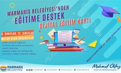 Marmaris Belediyesi’nden öğrencilere dijital eğitim desteği