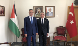 CHP’li Çeviköz, Filistin Büyükelçisi Faed Mustafa’yı ziyaret etti