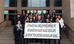 Avukatlardan Afganistanlı meslektaşlarıyla dayanışma için eylem