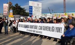 Kadıköy’de viyadük inşaatına protesto