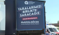 Antalya Büyükşehir Hatay'a 20 yataklı mobil sağlık destek tırı gönderdi