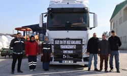 İzmit Belediyesi'nden Kahramanmaraş’taki besicilere 3 TIR yem desteği