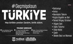 Mersin Tarsus Belediyesi’nden depremzedeler için yardım kampanyası