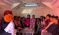 Gaziantep'in gezici kütüphaneleri çocuklarla buluşuyor