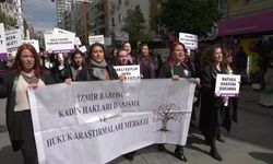 İzmir'de kadın avukatlardan 8 Mart yürüyüşü