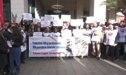 Taksim Eğitim ve Araştırma Hastanesi çalışanlarından Cerrahpaşa protestosu
