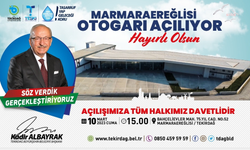 Tekirdağ Büyükşehir, Marmaraereğlisi Otogarını hizmete açıyor