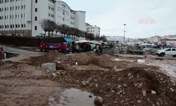 Yozgat Açık Pazar esnafından çamur isyanı